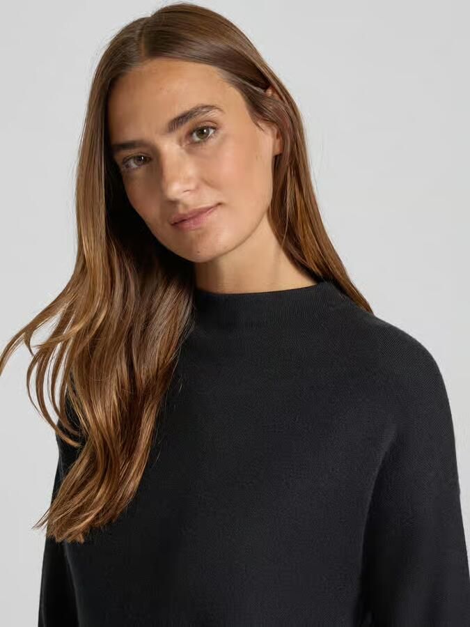 Christian Berg Woman Oversized gebreide pullover met geribde opstaande kraag - Foto 2