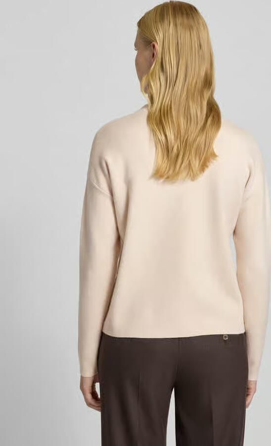 Christian Berg Woman Oversized gebreide pullover met geribde opstaande kraag