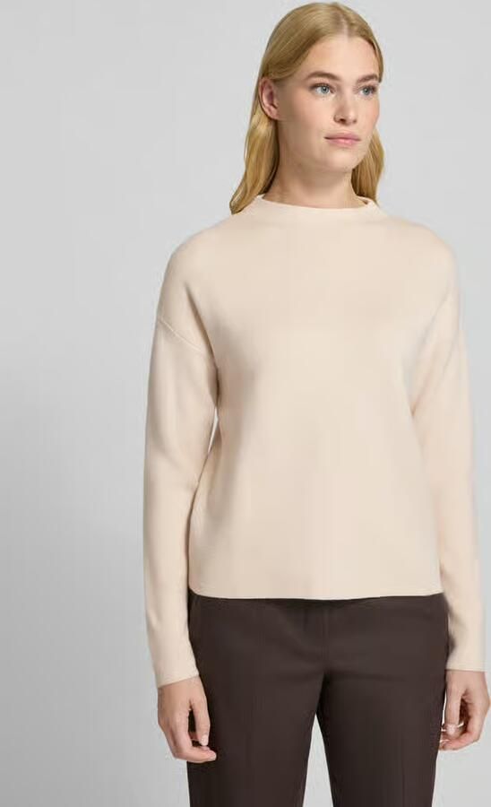 Christian Berg Woman Oversized gebreide pullover met geribde opstaande kraag - Foto 2