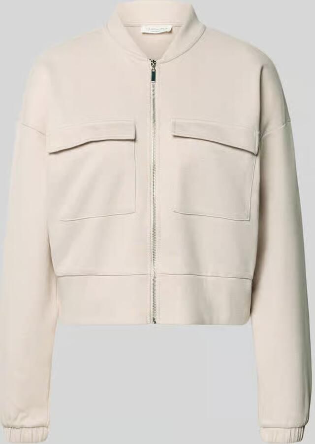 Christian Berg Woman Piqué blouson jas met zakken - Foto 2