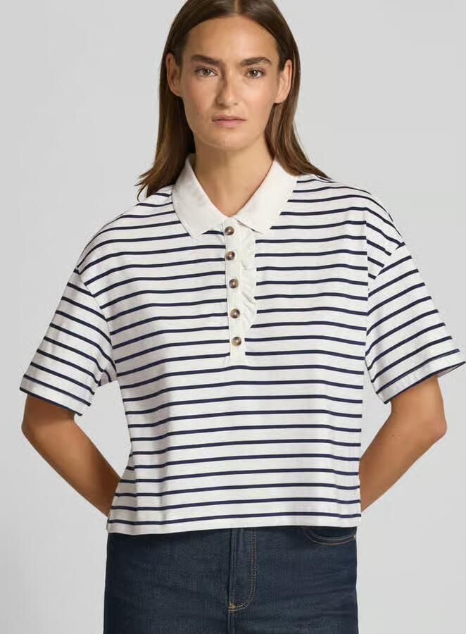 Christian Berg Woman poloshirt met korte knoopsluiting