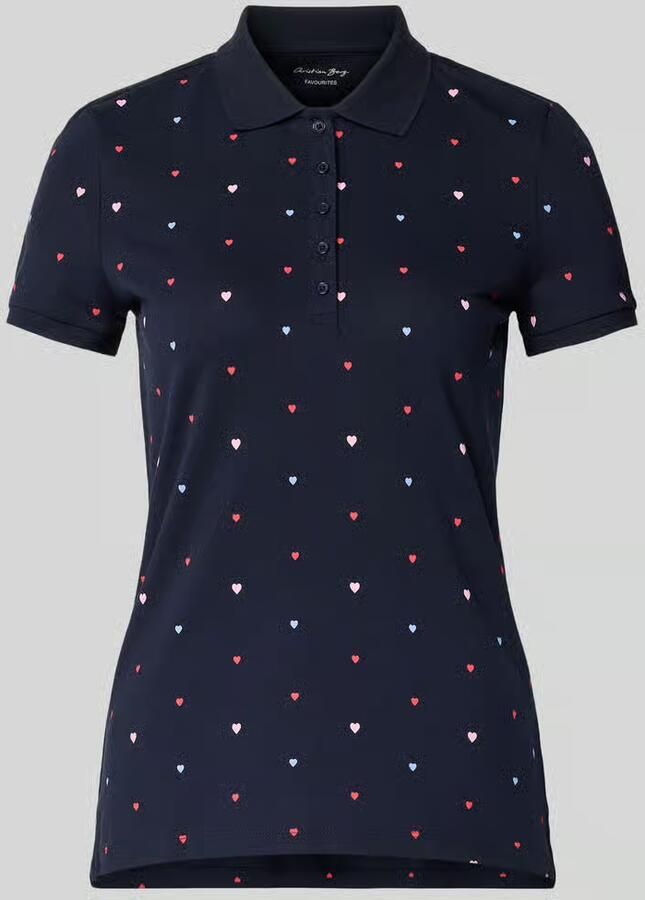 Christian Berg Woman Poloshirt met polokraag en korte knoopsluiting - Foto 2