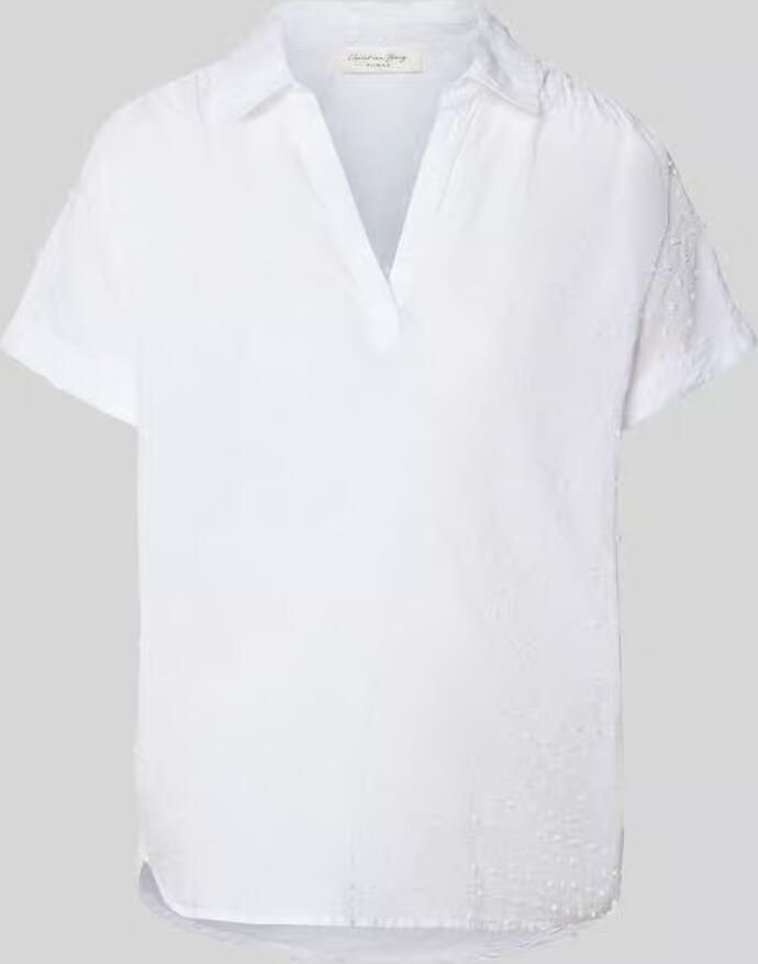 Christian Berg Woman Regular fit blouse in all-over look met V-hals