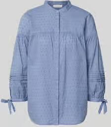 Christian Berg Woman Regular fit blouse met 3 4-mouw en knoopdetails