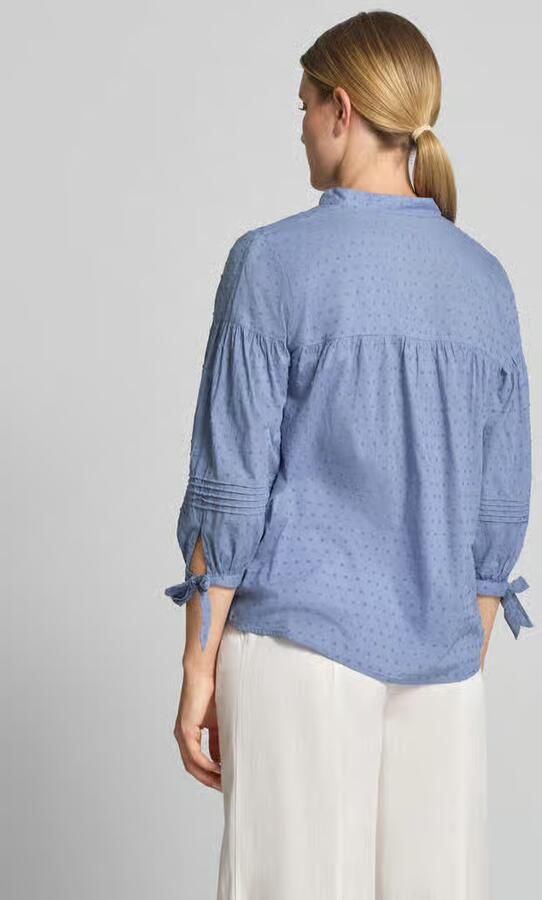 Christian Berg Woman Regular fit blouse met 3 4-mouw en knoopdetails - Foto 3