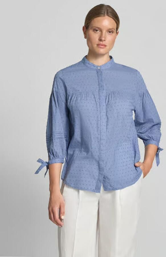Christian Berg Woman Regular fit blouse met 3 4-mouw en knoopdetails - Foto 2