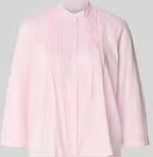 Christian Berg Woman regular fit blouse met draperieën en 3 4-mouw