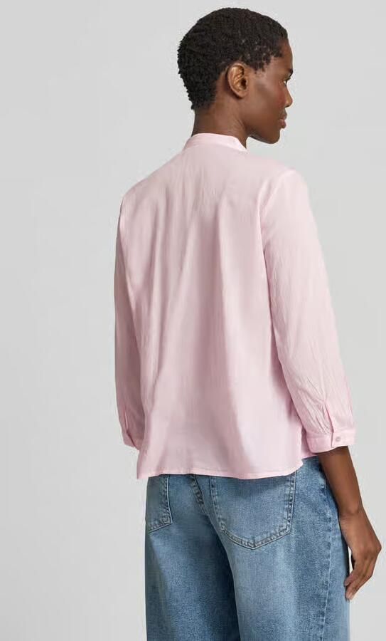 Christian Berg Woman regular fit blouse met draperieën en 3 4-mouw - Foto 3