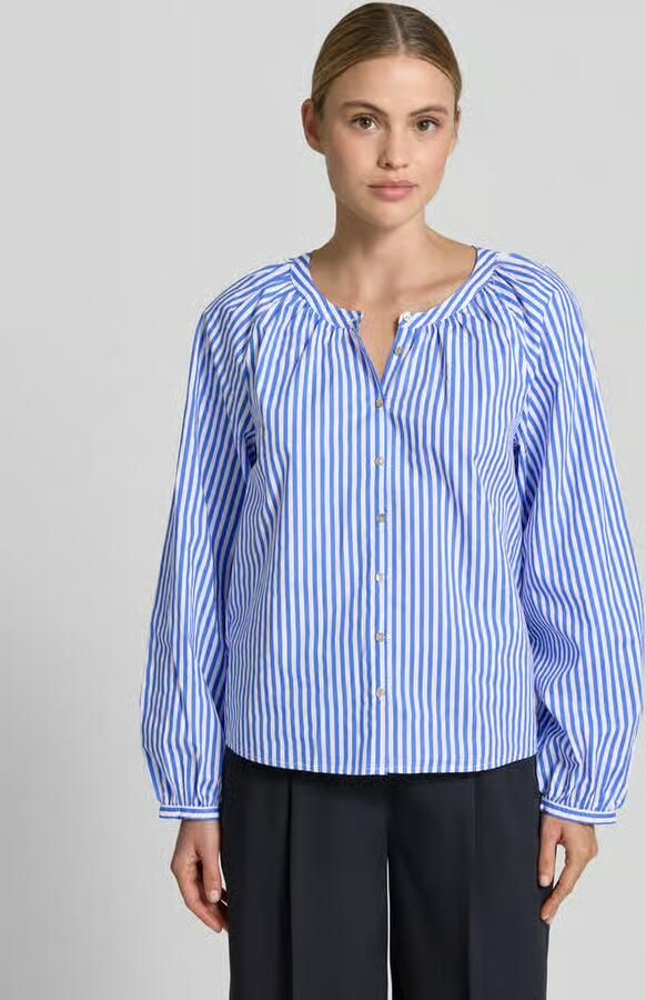 Christian Berg Woman Regular fit blouse met ronde halslijn - Foto 2