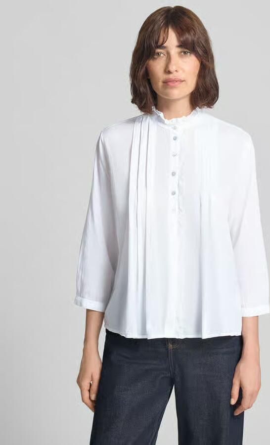 Christian Berg Woman Regular fit blouse met ruches - Foto 2