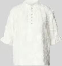 Christian Berg Woman regular fit blouse met stiksels en knoopsluiting