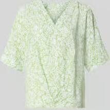Christian Berg Woman regular fit blouse met V-hals en 1 2-mouwen