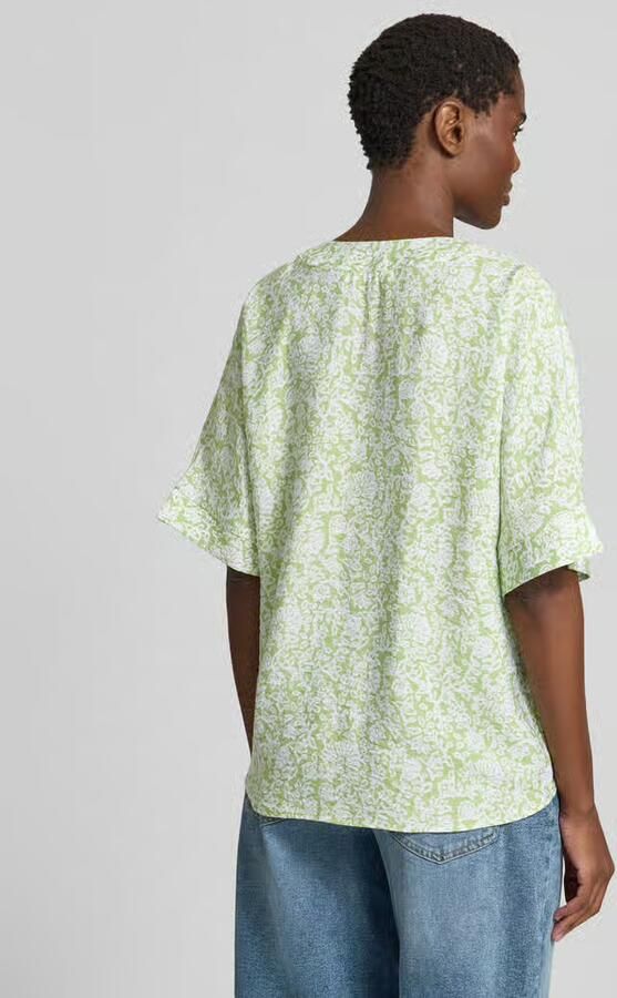 Christian Berg Woman regular fit blouse met V-hals en 1 2-mouwen - Foto 3