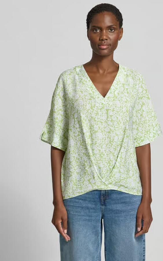 Christian Berg Woman regular fit blouse met V-hals en 1 2-mouwen - Foto 2