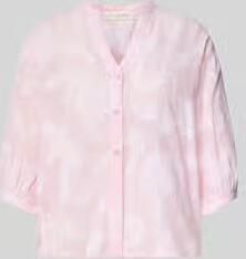 Christian Berg Woman regular fit blouse met V-hals en 3 4-mouwen