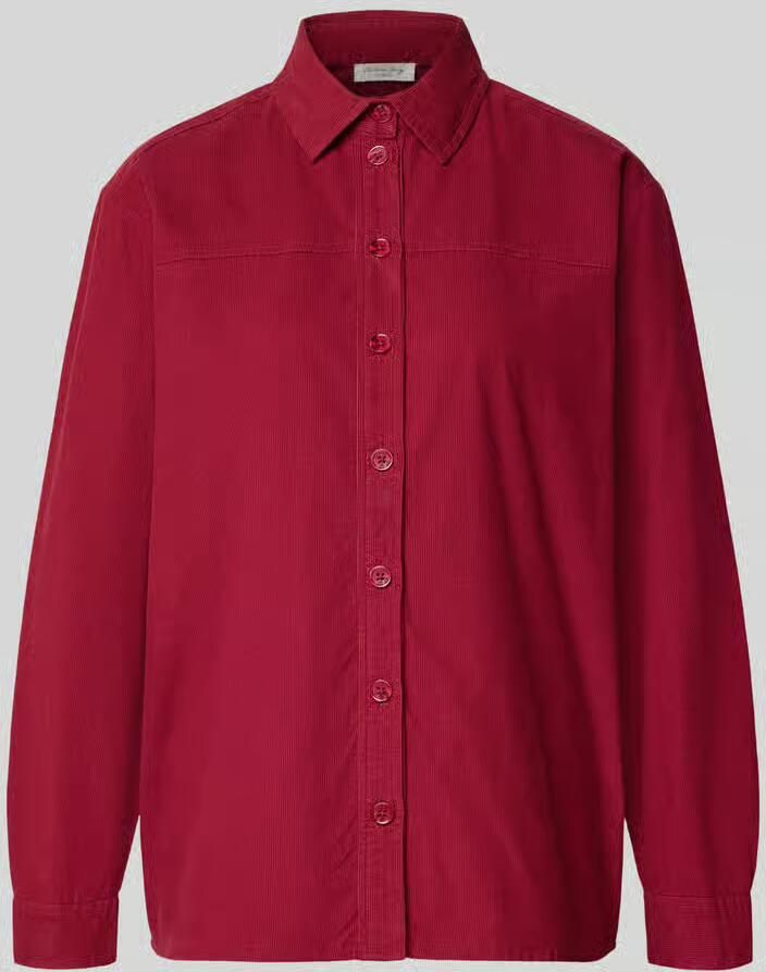 Christian Berg Woman Regular fit blouse van fijne corduroy
