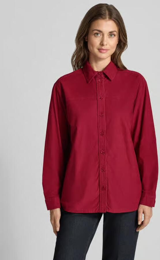 Christian Berg Woman Regular fit blouse van fijne corduroy - Foto 2