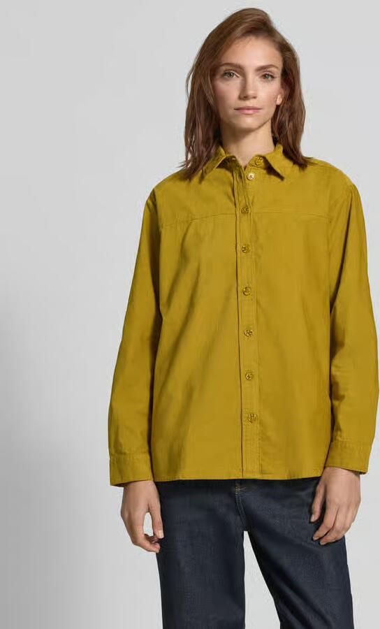Christian Berg Woman Regular fit blouse van fijne corduroy - Foto 3