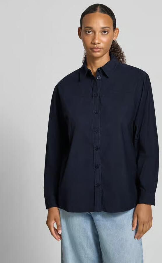 Christian Berg Woman Regular fit blouse van fijne corduroy - Foto 3