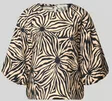 Christian Berg Woman Regular fit Blouse van Viscosemix in All-over look