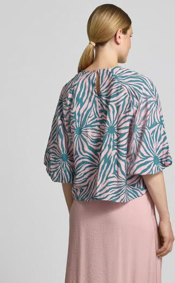 Christian Berg Woman Regular fit Blouse van Viscosemix in All-over look - Foto 3