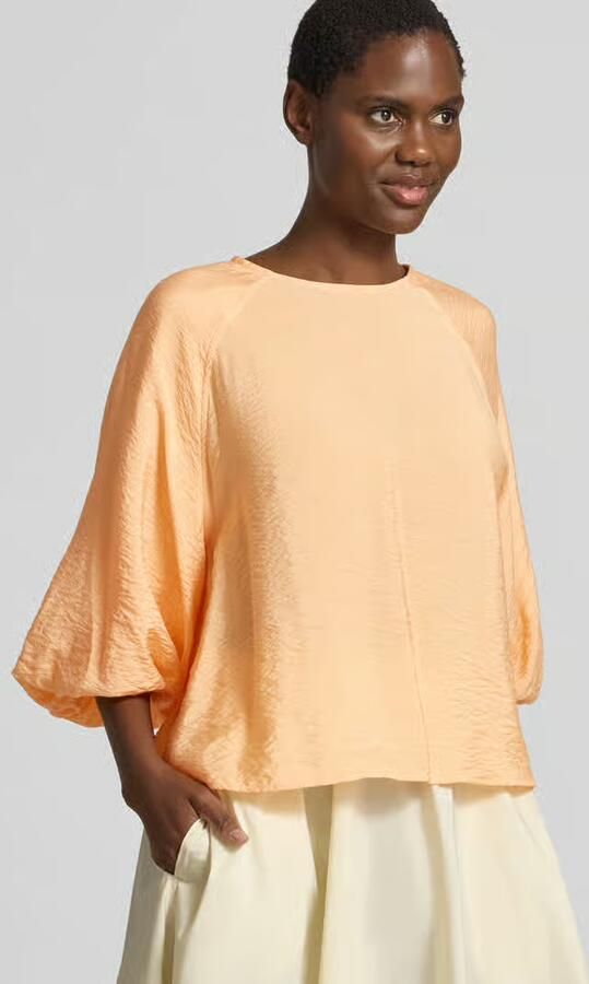 Christian Berg Woman regular fit blouse van viscosemix met 3 4-mouw