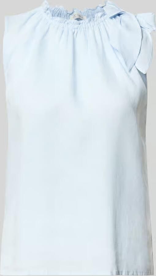 Christian Berg Woman regular fit blouse van viscosemix met linnen-Anteil - Foto 4