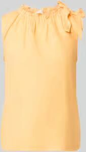 Christian Berg Woman regular fit blouse van viscosemix met linnen-Anteil