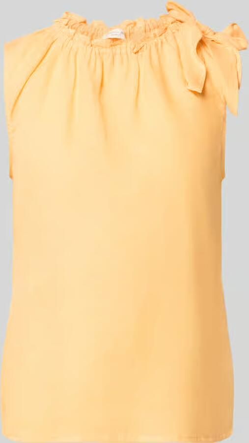 Christian Berg Woman regular fit blouse van viscosemix met linnen-Anteil - Foto 2