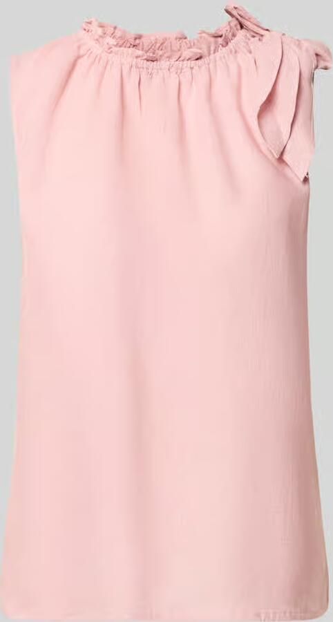 Christian Berg Woman regular fit blouse van viscosemix met linnen-Anteil - Foto 2