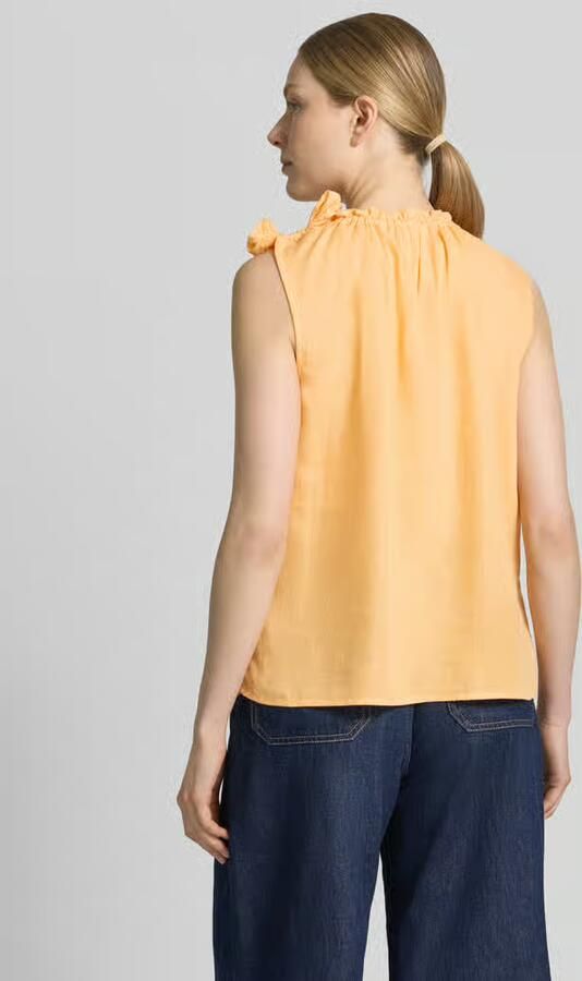 Christian Berg Woman regular fit blouse van viscosemix met linnen-Anteil - Foto 2