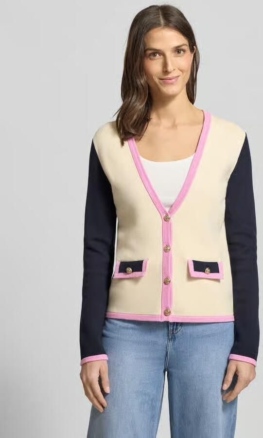Christian Berg Woman Regular fit cardigan van puur katoen - Foto 4