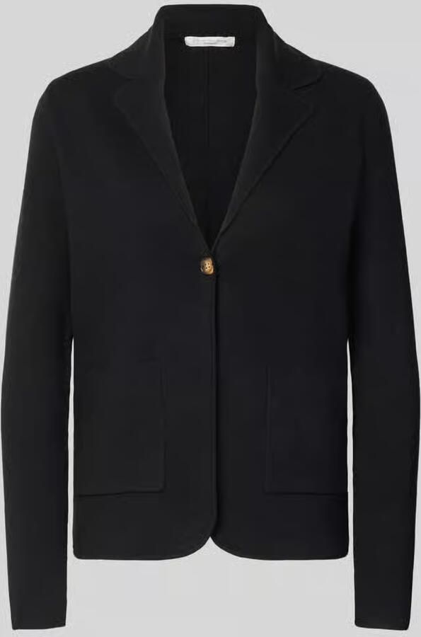 Christian Berg Woman regular fit cardigan van viscosemix met reverskraag