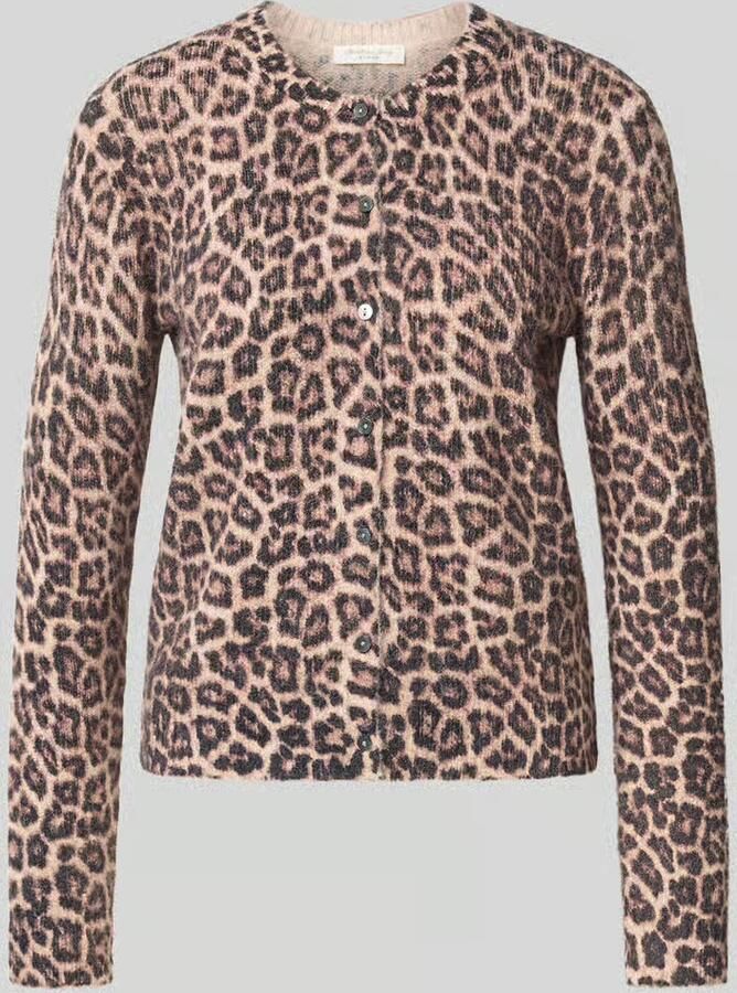 Christian Berg Woman Regular fit gebreid jack van elastische wolmix