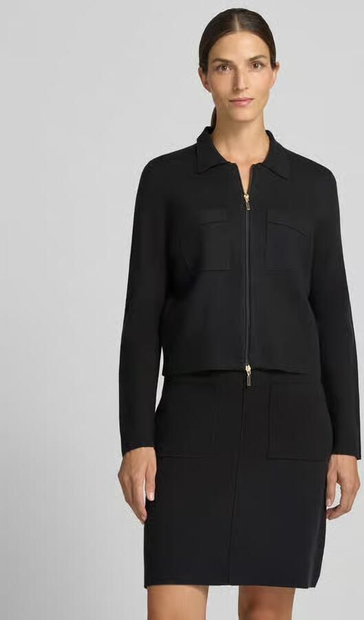 Christian Berg Woman Regular fit gebreid jack van pure viscose - Foto 3