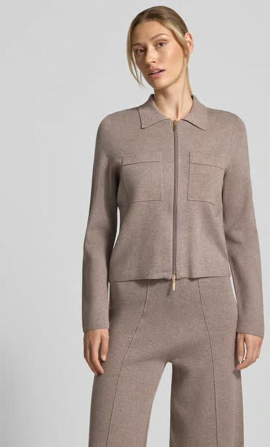 Christian Berg Woman Regular fit gebreid jack van pure viscose - Foto 3