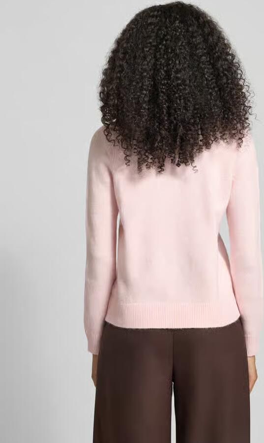 Christian Berg Woman Gebreide pullover met polokraag en knoopsluiting