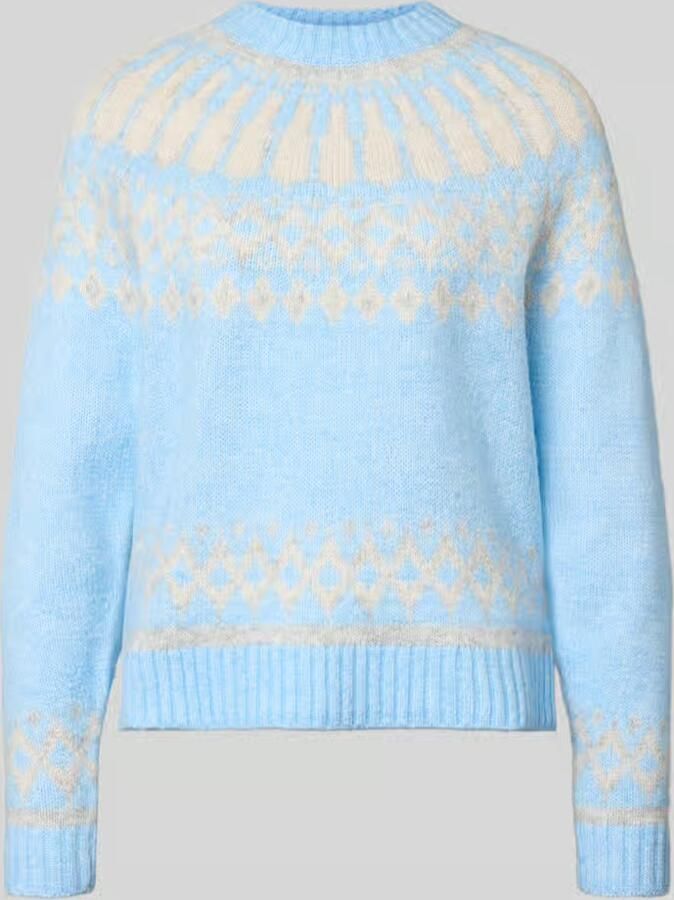 Christian Berg Woman Regular fit gebreide pullover met wol