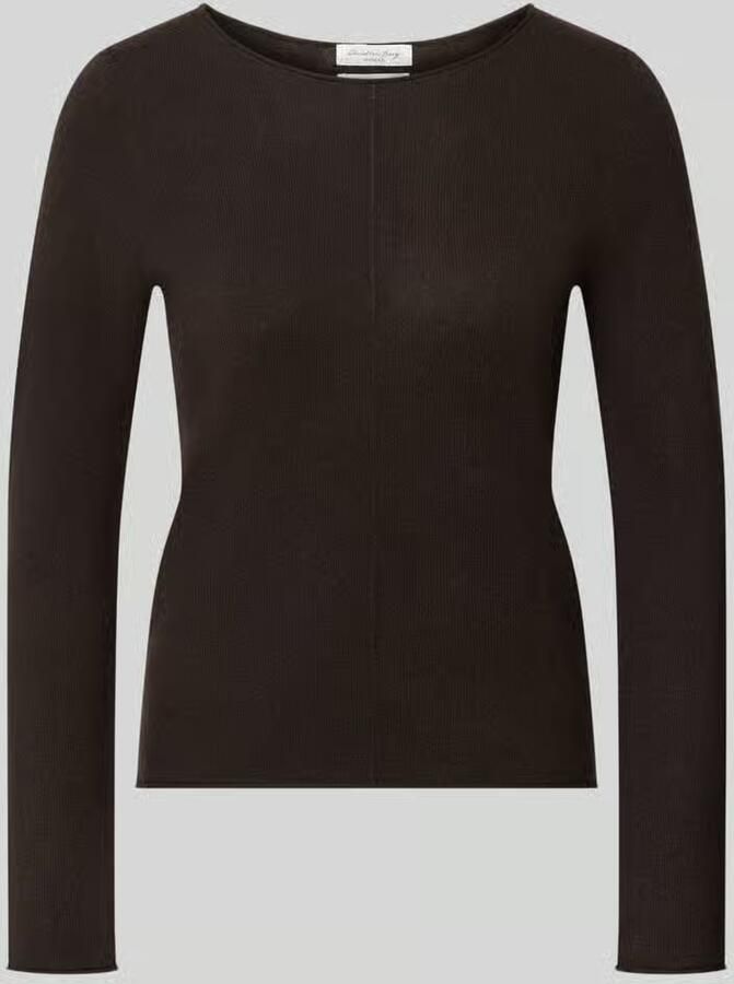 Christian Berg Woman Regular fit gebreide pullover van puur kasjmier