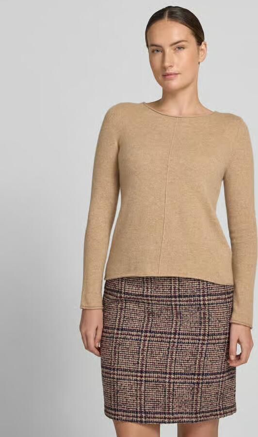 Christian Berg Woman Regular fit gebreide pullover van puur kasjmier - Foto 3