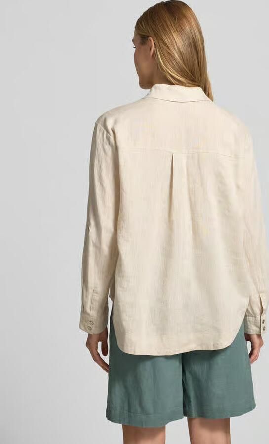 Christian Berg Woman regular fit linnen blouse met V-hals - Foto 2