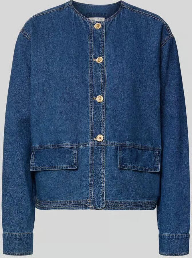 Christian Berg Woman regular fit linnenjack in denimlook - Foto 2