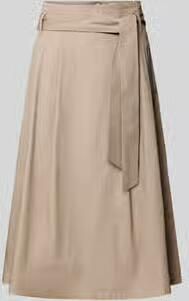 Christian Berg Woman regular fit midirok in plissélook