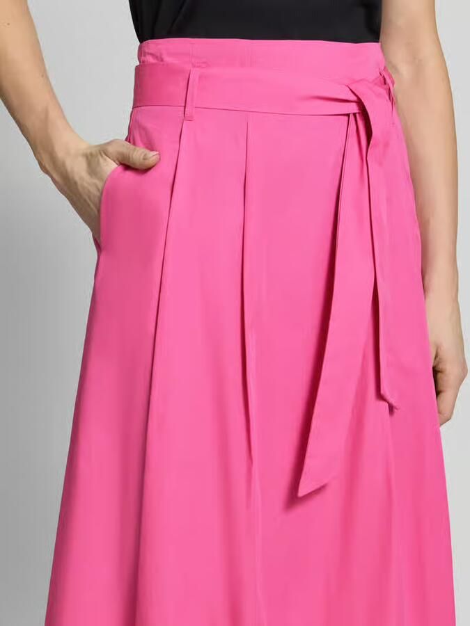 Christian Berg Woman regular fit midirok in plissélook