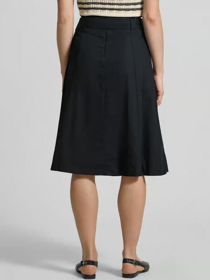 Christian Berg Woman regular fit midirok in plissélook - Foto 3