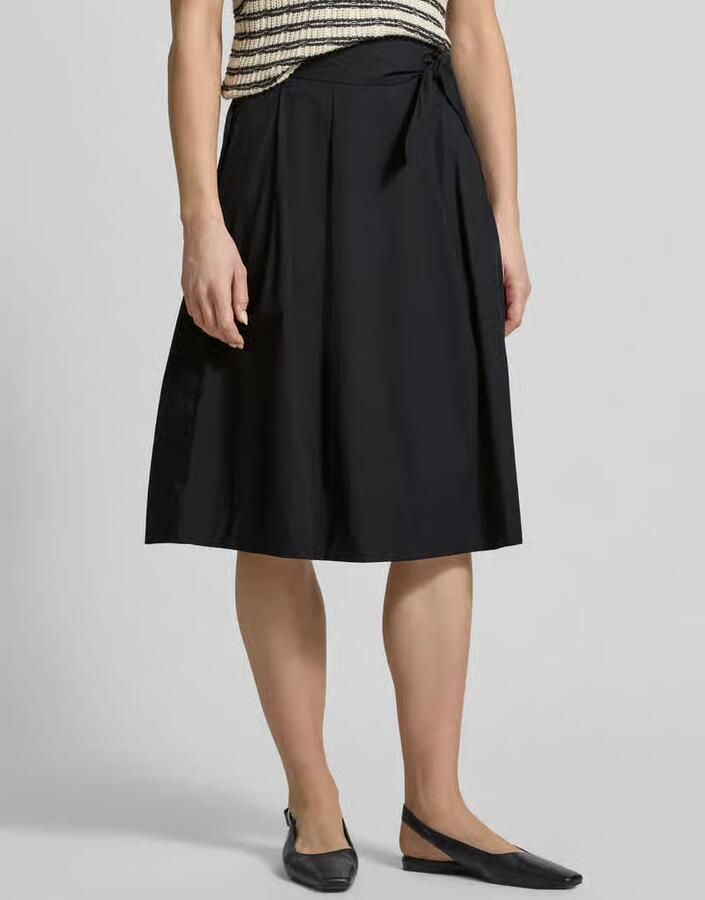 Christian Berg Woman regular fit midirok in plissélook - Foto 2