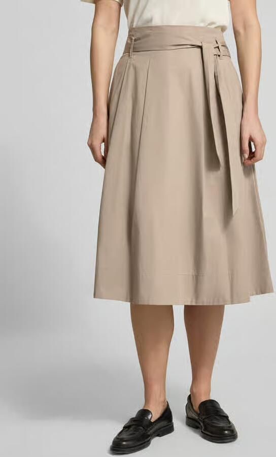 Christian Berg Woman regular fit midirok in plissélook - Foto 3