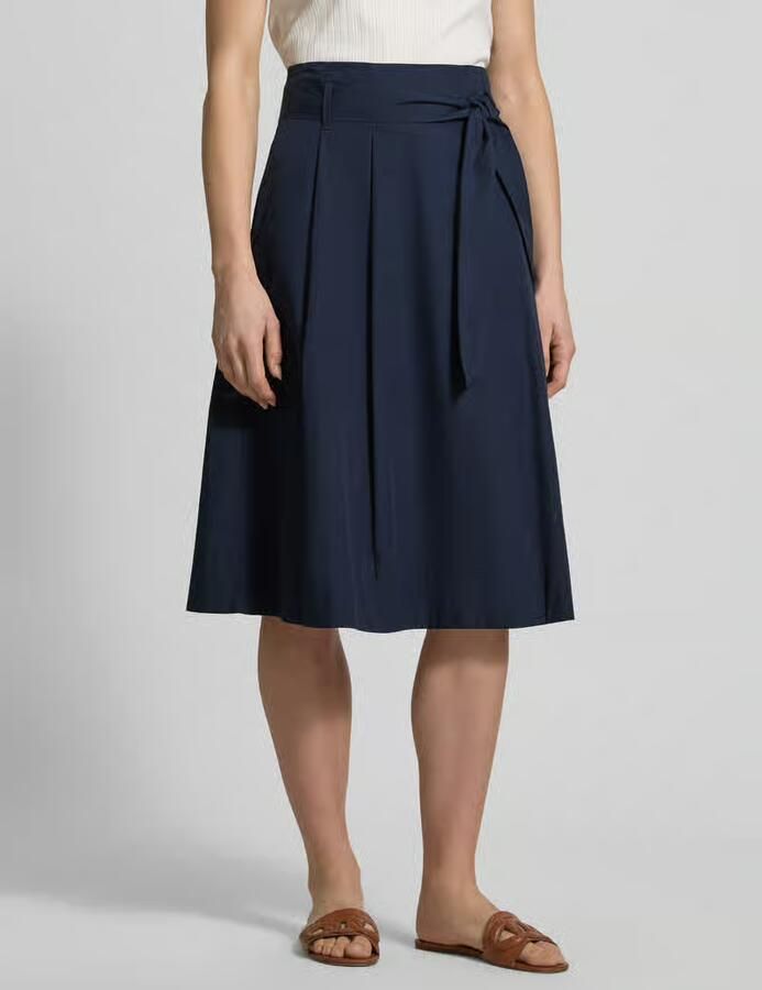 Christian Berg Woman regular fit midirok in plissélook - Foto 2