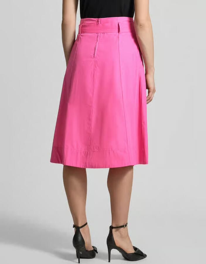 Christian Berg Woman regular fit midirok in plissélook - Foto 2
