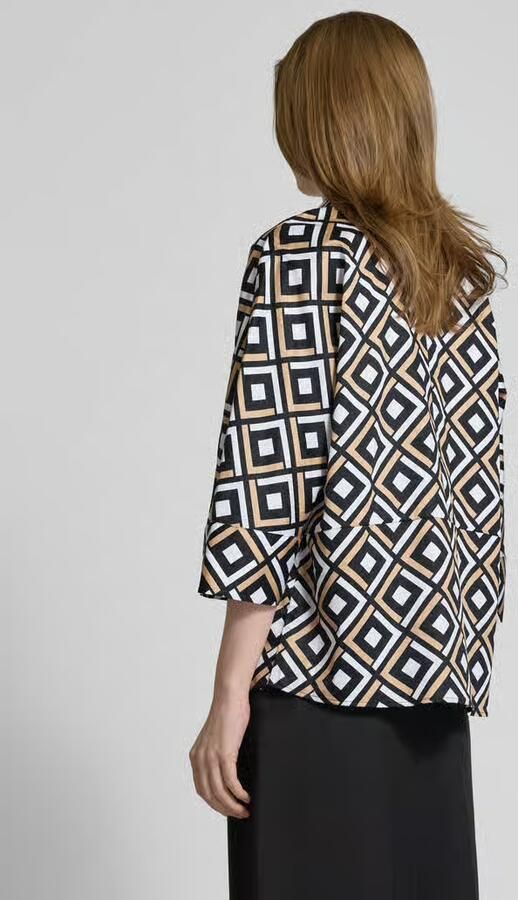 Christian Berg Woman Regular fit overhemdblouse met 3 4-mouwen